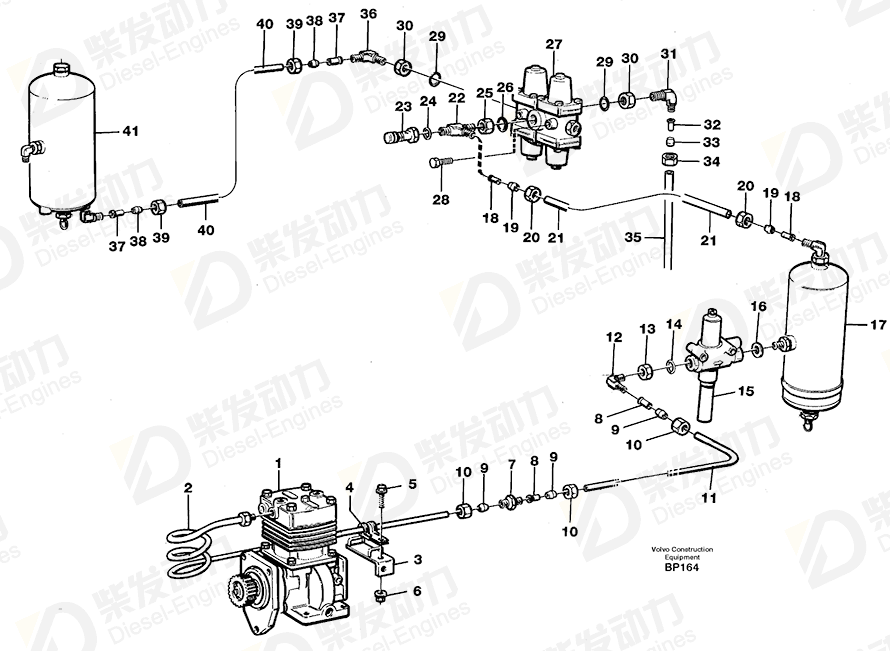 VOLVO Nipple 13966412 Drawing