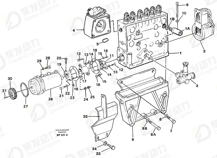 VOLVO Flange screw 975199 Drawing