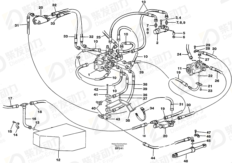 VOLVO Washer 13948093 Drawing