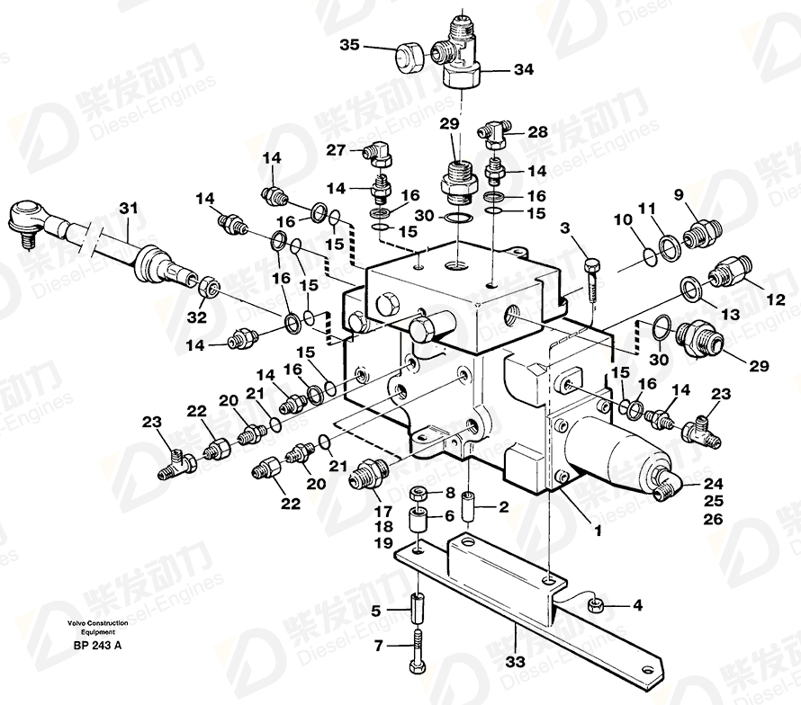 VOLVO Blind nut 11061273 Drawing