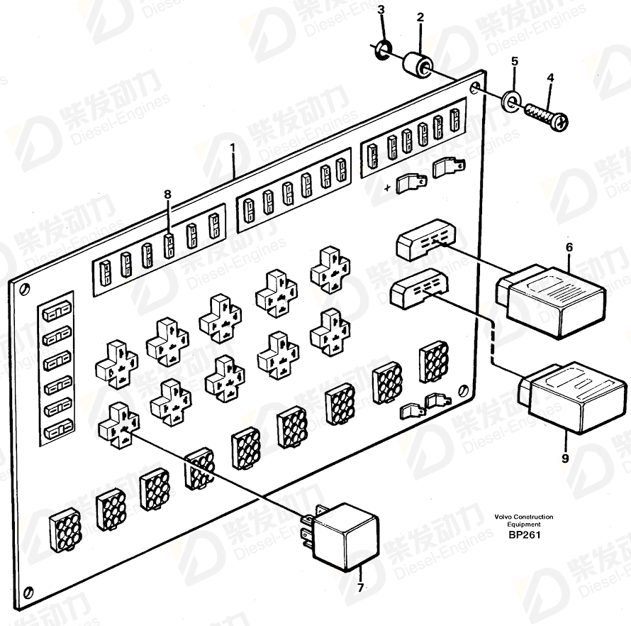 VOLVO Ptd Circuit Bd 4946635 Drawing