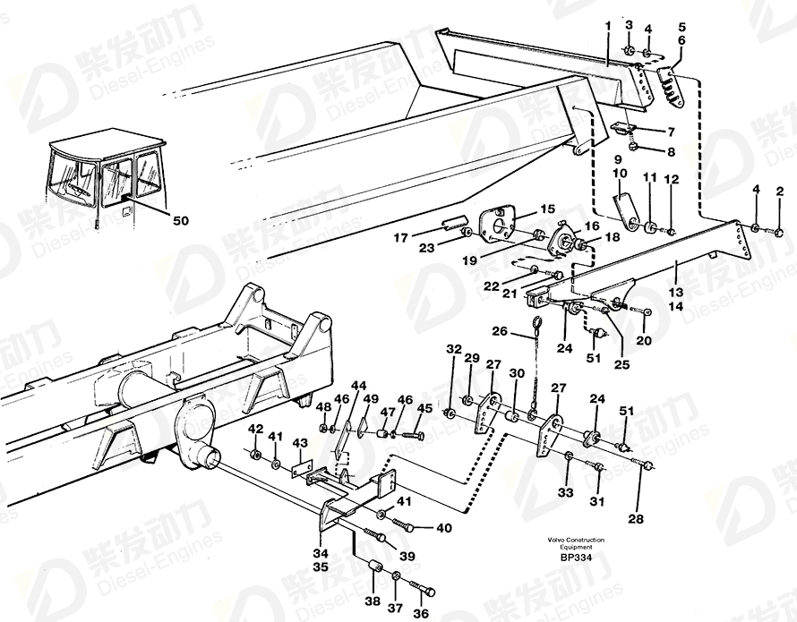 VOLVO Tailgate 11060186 Drawing