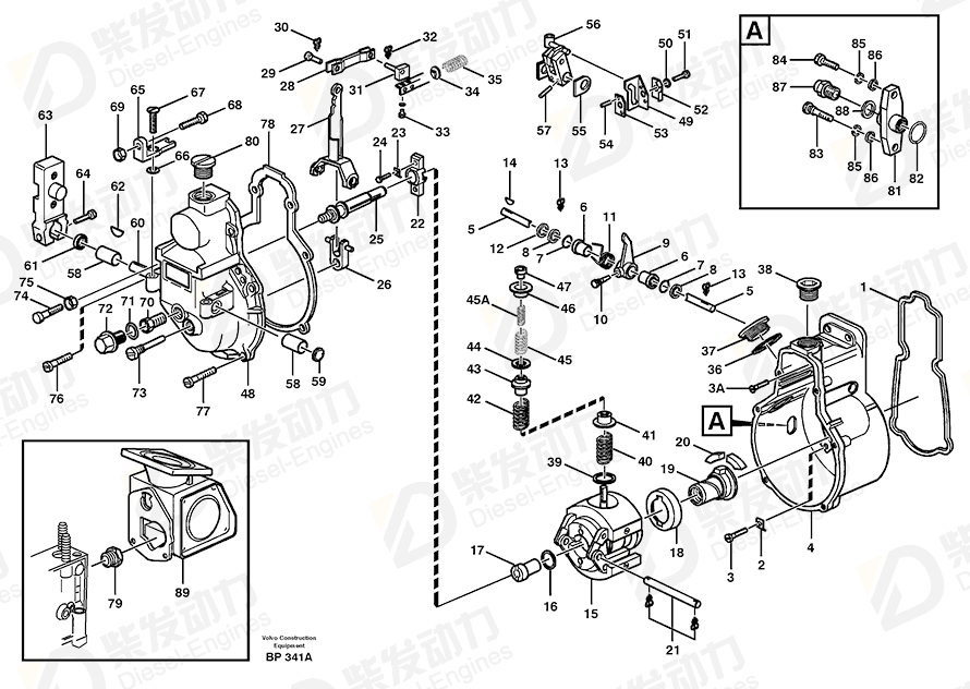 VOLVO Filter-Air 244622 Drawing