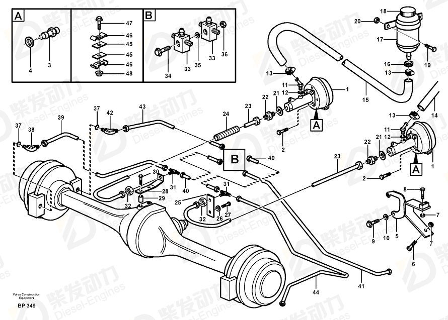 VOLVO Bracket 11059446 Drawing