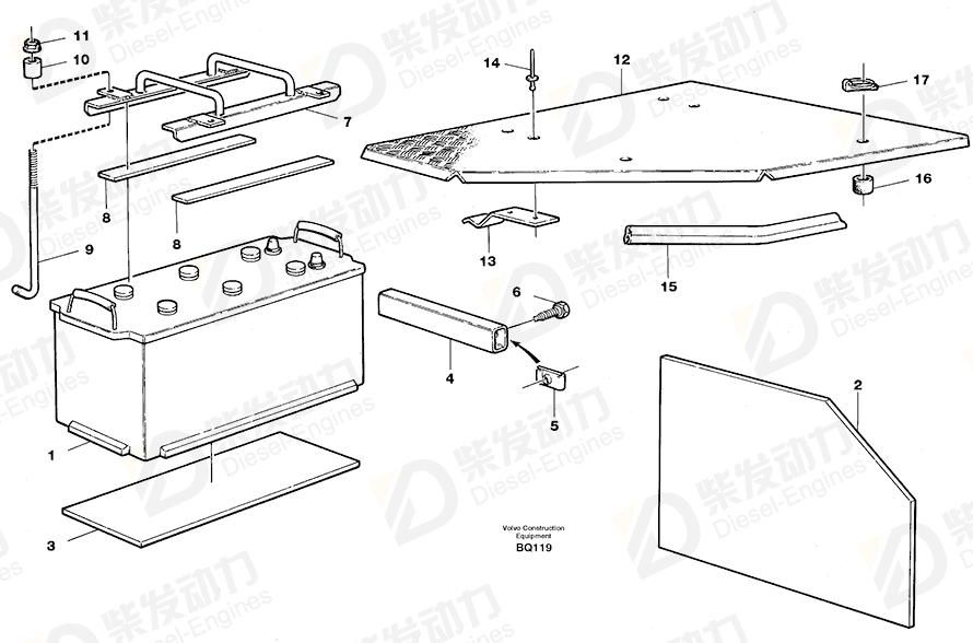 VOLVO Rubber moulding 4946168 Drawing