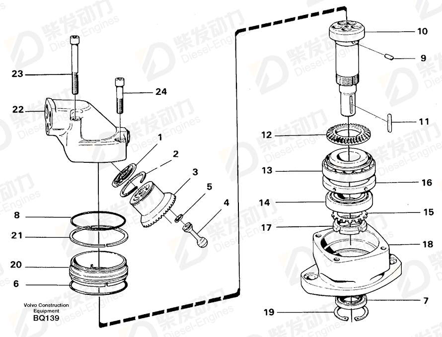 VOLVO Attaching ring 11994546 Drawing VOLVO Attaching ring 11994546 Drawing