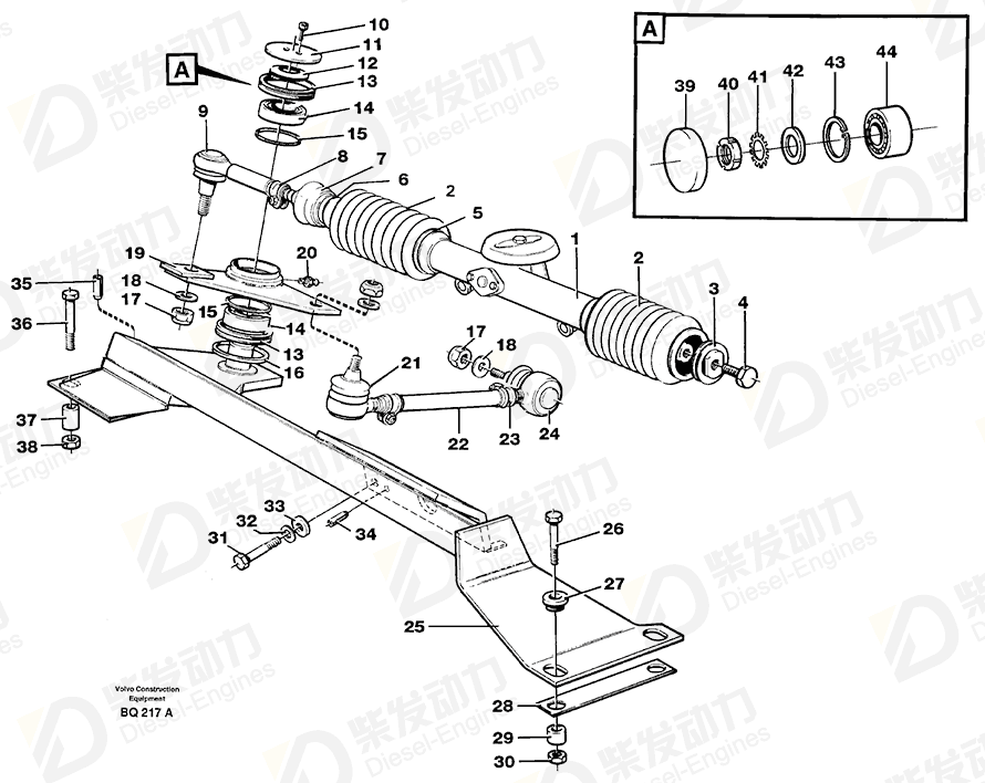 VOLVO Bracket 11052178 Drawing