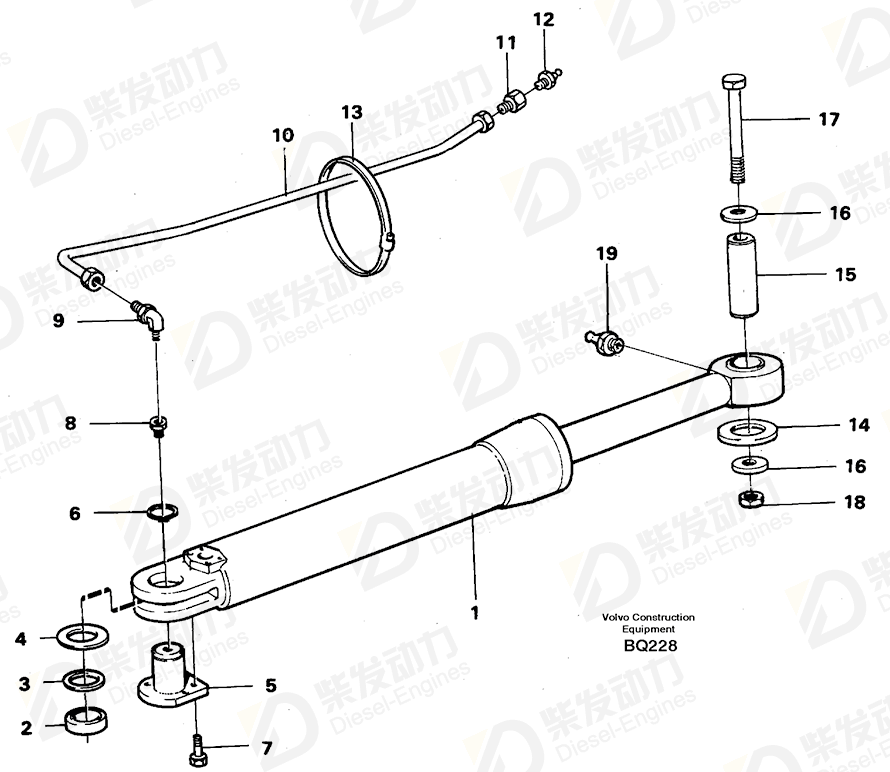 VOLVO Pipe 11050040 Drawing