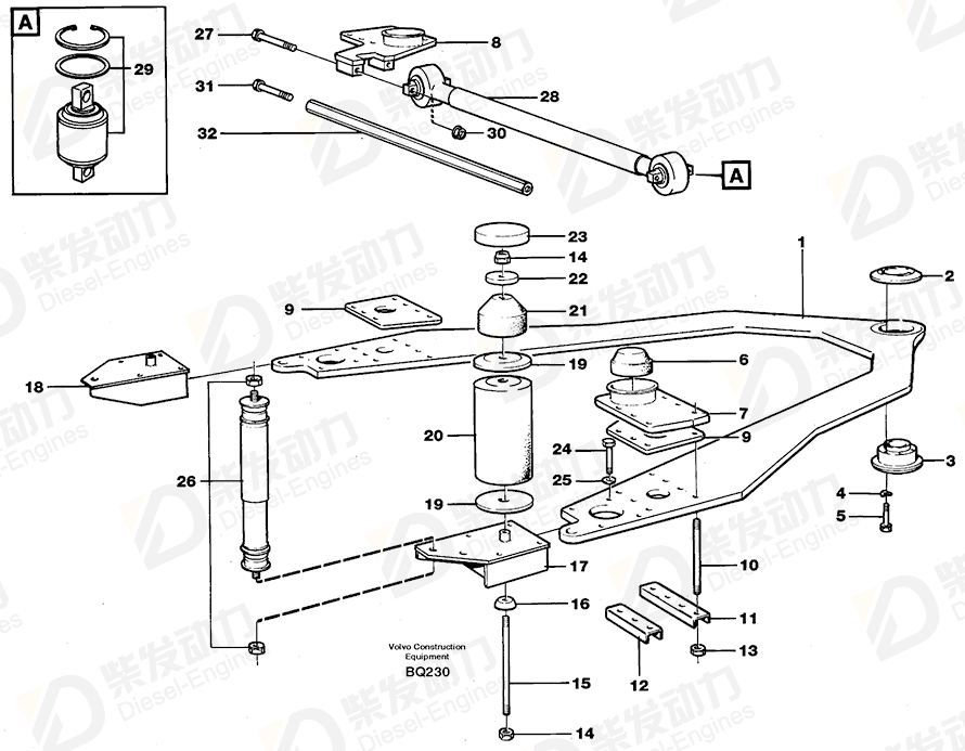 VOLVO Bracket 11120562 Drawing