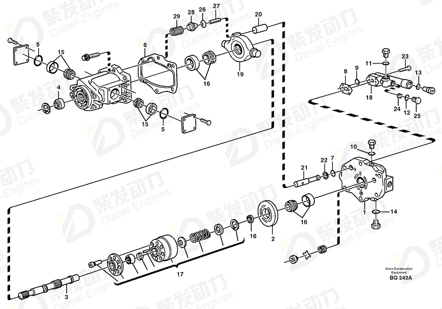 VOLVO End plate 11701251 Drawing