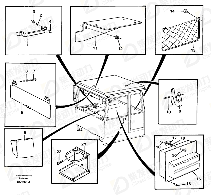 VOLVO Bracket 11058461 Drawing