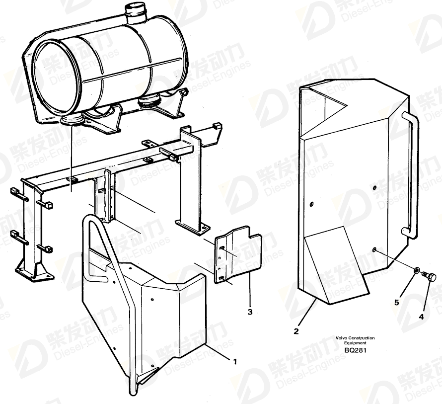VOLVO Protecting plate 11060490 Drawing VOLVO Protecting plate 11060490 Drawing