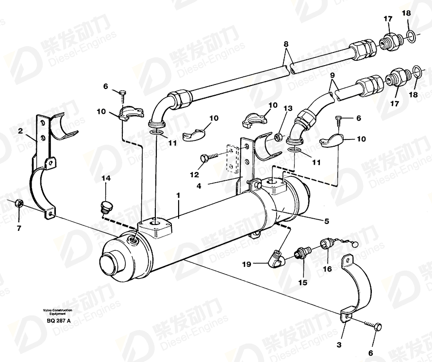 VOLVO Bracket 11062955 Drawing