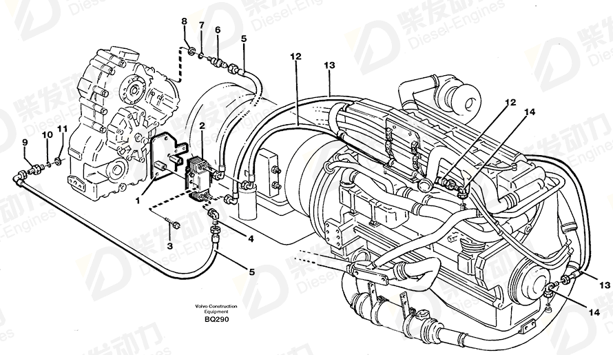 VOLVO Bracket 11062906 Drawing