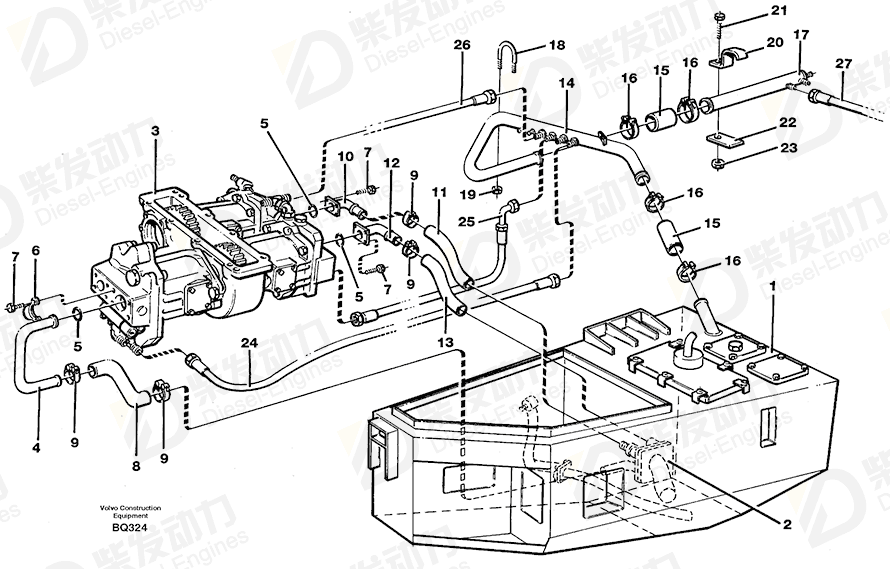 VOLVO Plate 11061201 Drawing