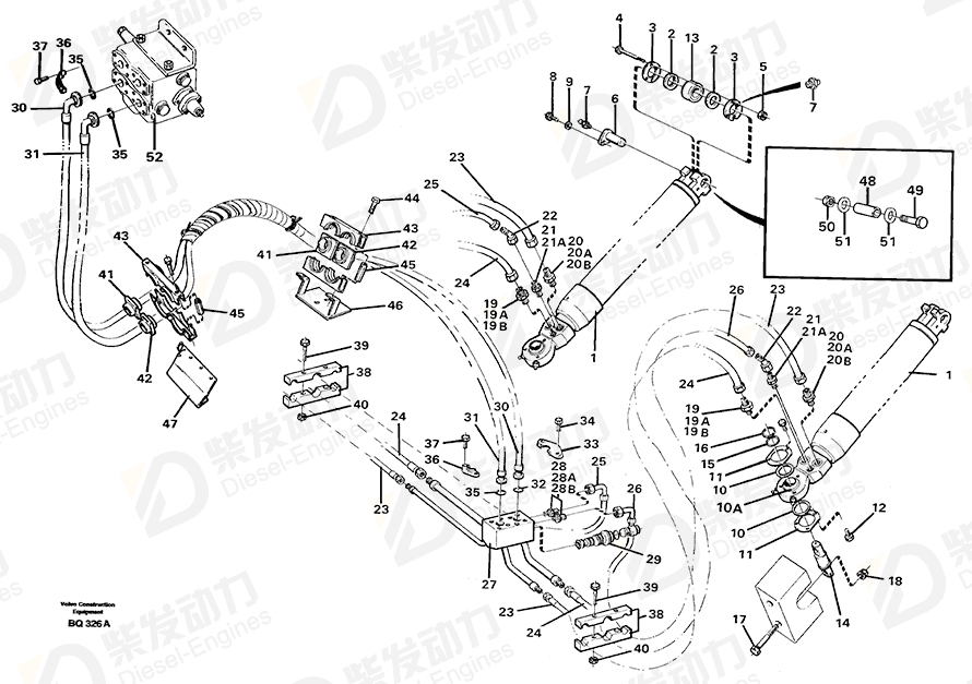 VOLVO Bracket 11056735 Drawing
