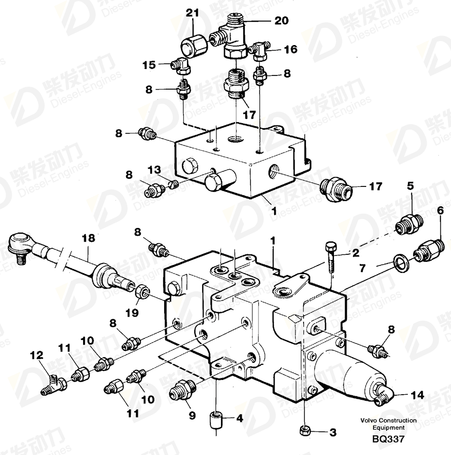 VOLVO Nipple 11062493 Drawing