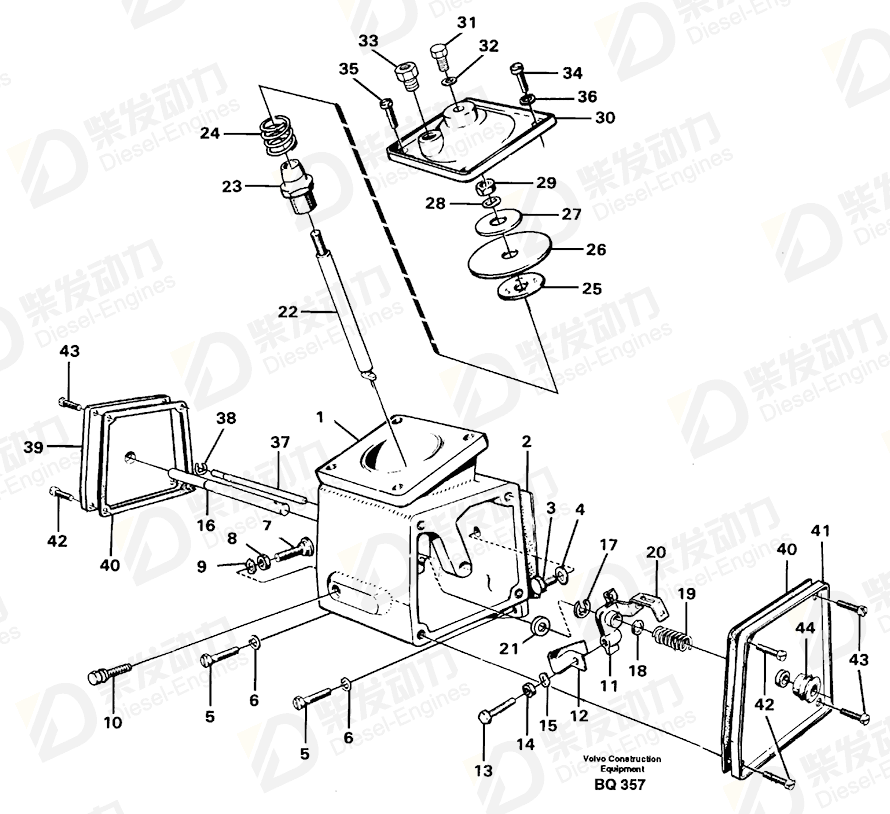 VOLVO Bushing 244740 Drawing