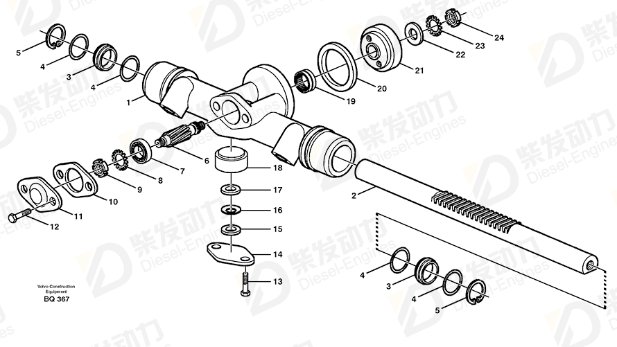 VOLVO Lock washer 907019 Drawing VOLVO Lock washer 907019 Drawing