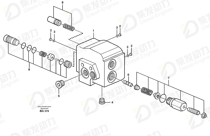 VOLVO Repair kit 11702322 Drawing