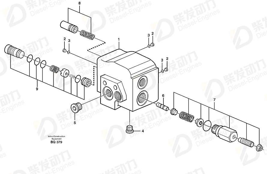 VOLVO Plug 11702325 Drawing