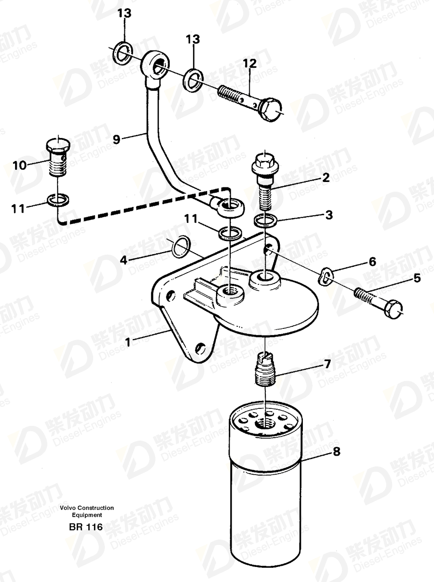 VOLVO Tube 478726 Drawing