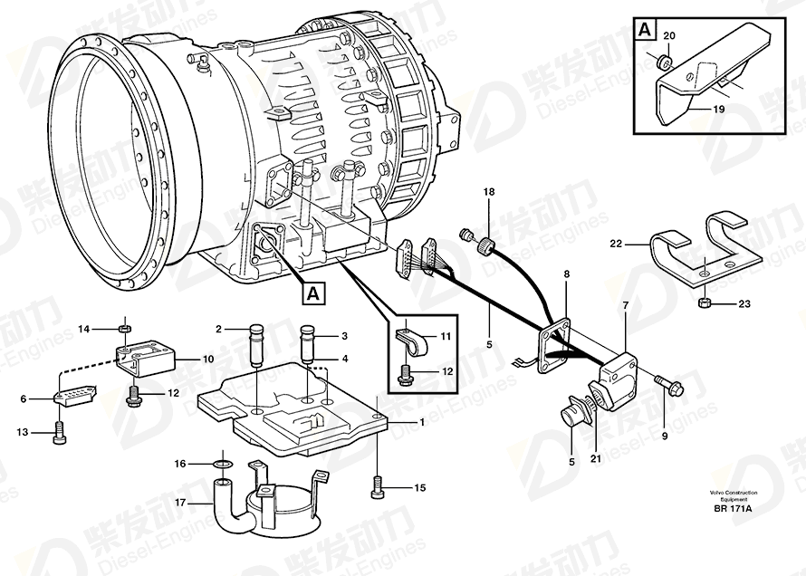 VOLVO Bracket 1656502 Drawing