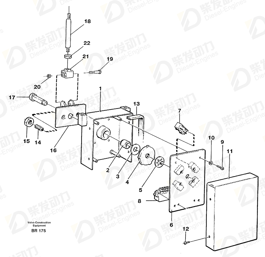 VOLVO Pin 11058239 Drawing