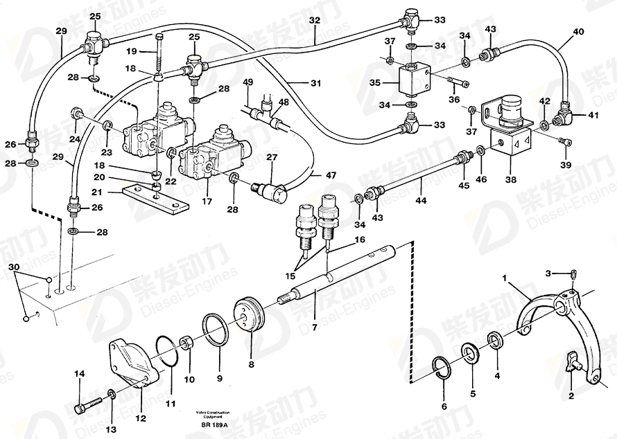 VOLVO Pin 11038324 Drawing