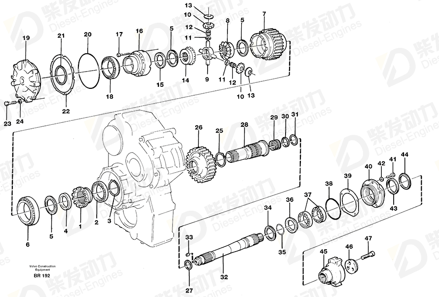 VOLVO Companion flange 4719964 Drawing