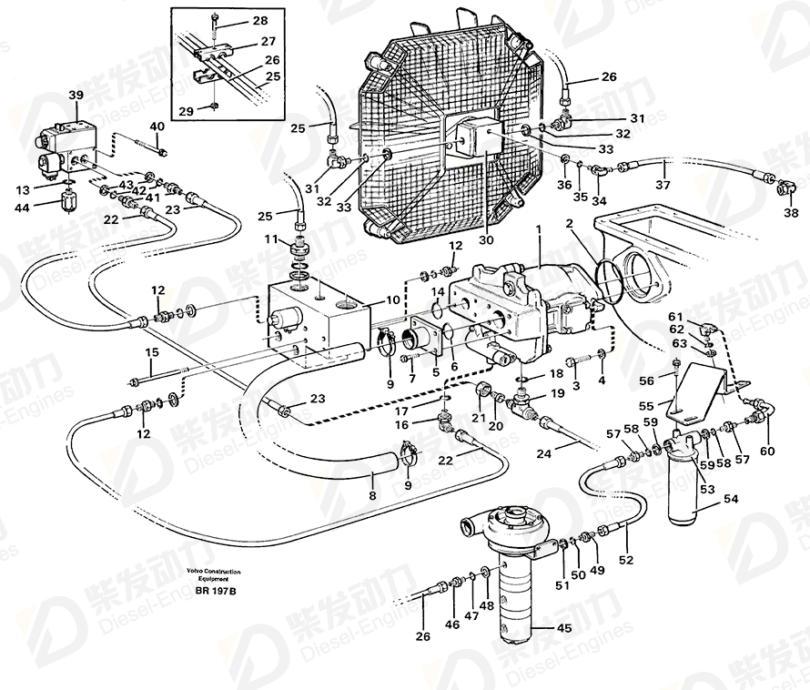 VOLVO Pipe 11062043 Drawing