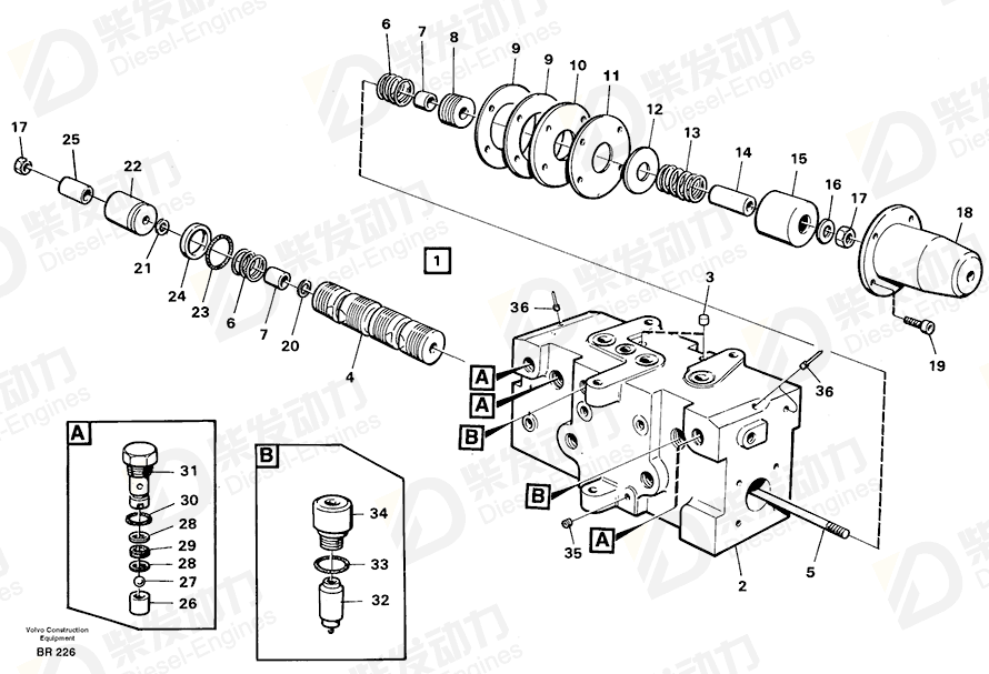 VOLVO Plug 4864282 Drawing