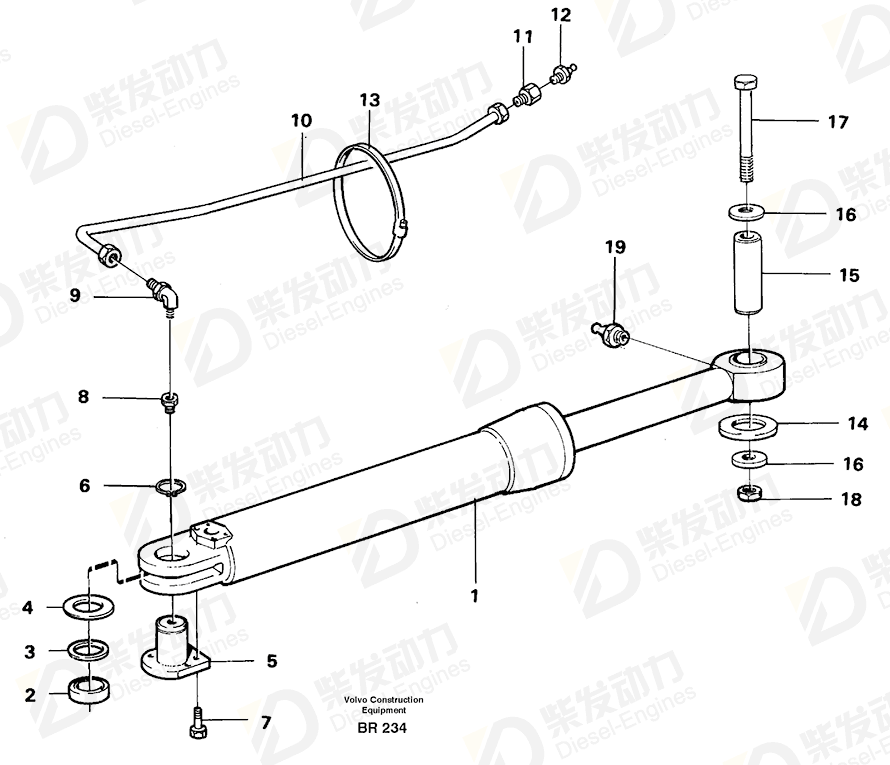 VOLVO Washer 4863315 Drawing