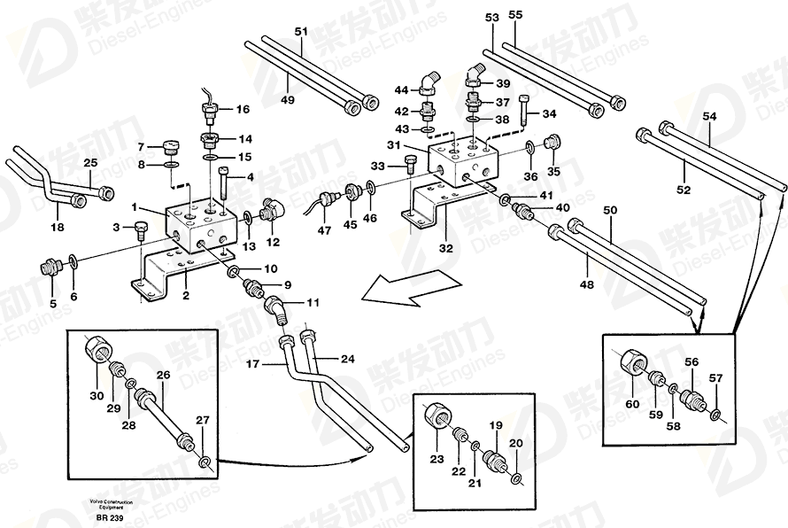 VOLVO O-ring 968574 Drawing