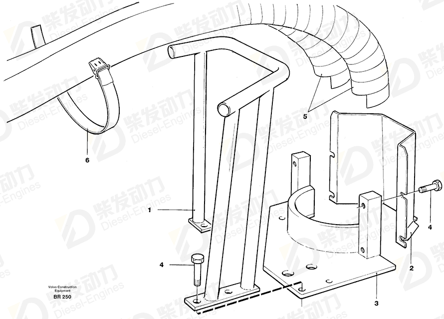 VOLVO Bow 11051810 Drawing