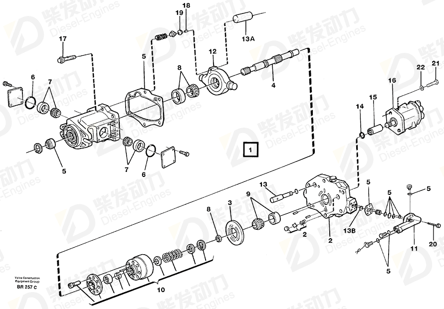 VOLVO End plate 11701255 Drawing