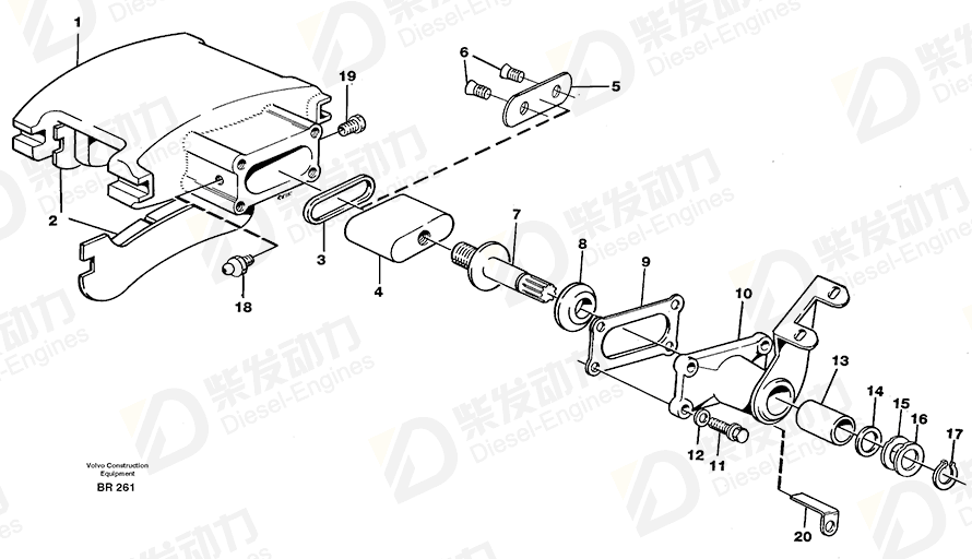 VOLVO Screw 11700768 Drawing