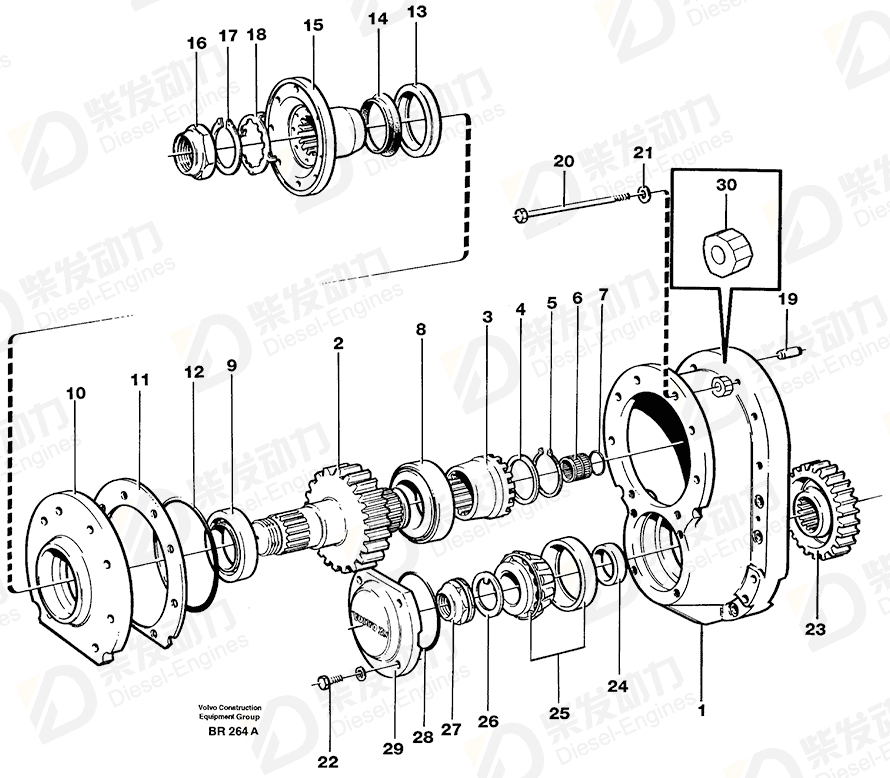 VOLVO Spacer 4870466 Drawing