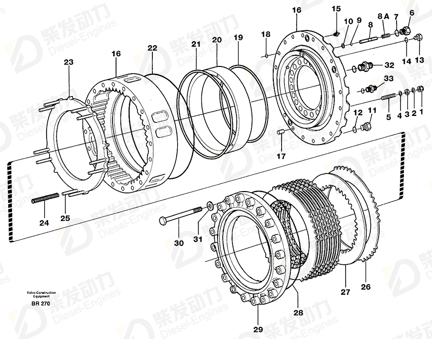 VOLVO Disc 11700826 Drawing