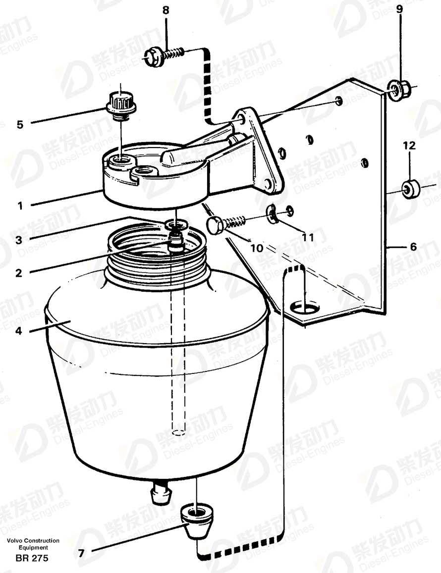 VOLVO Housing 1592833 Drawing