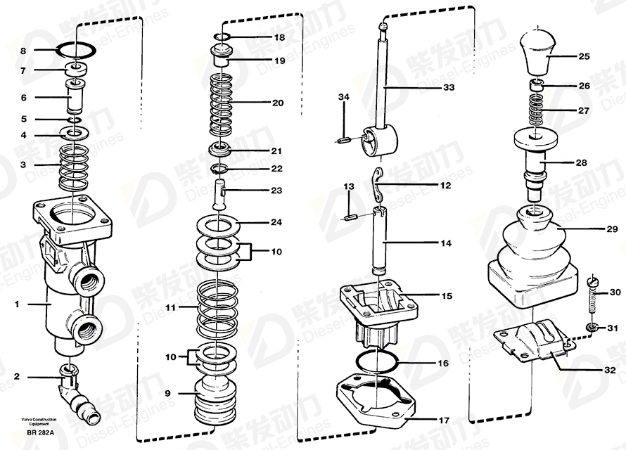 VOLVO Gasket kits 6226599 Drawing