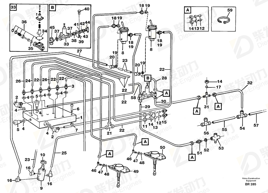 VOLVO Nipple 948521 Drawing