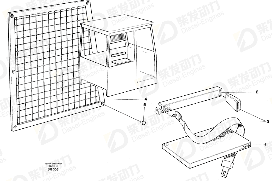 VOLVO Protecting cover 11058892 Drawing VOLVO Protecting cover 11058892 Drawing