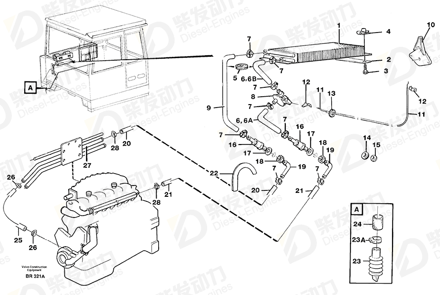 VOLVO Pipe 11062058 Drawing