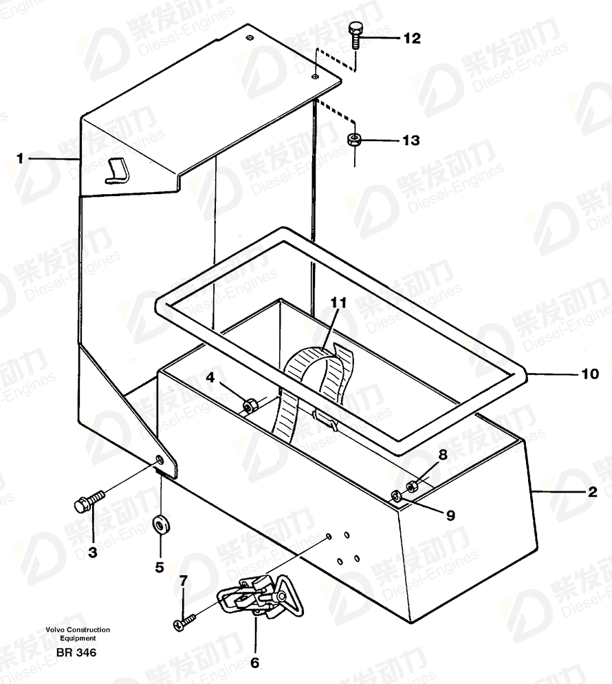VOLVO Box 11052572 Drawing