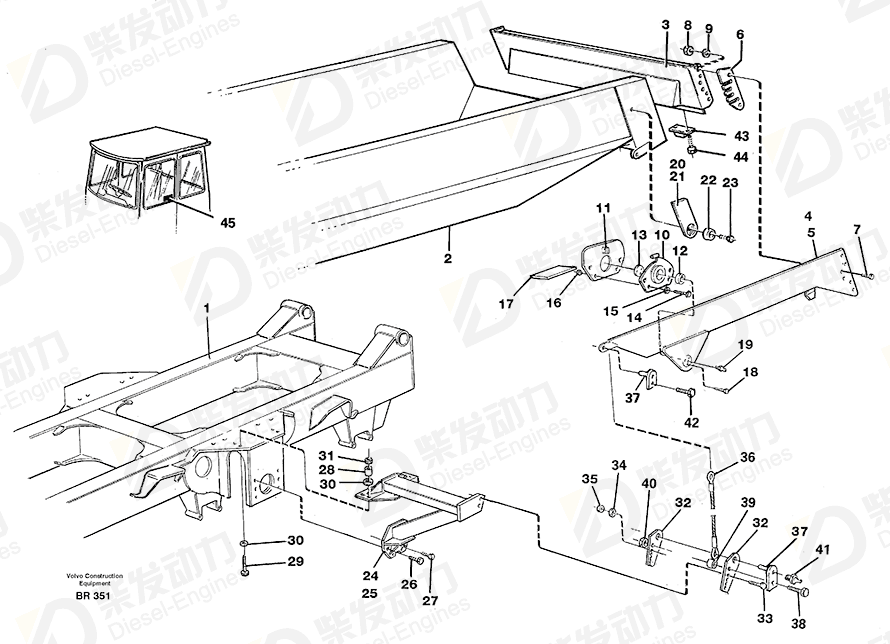 VOLVO Pipe 11115637 Drawing