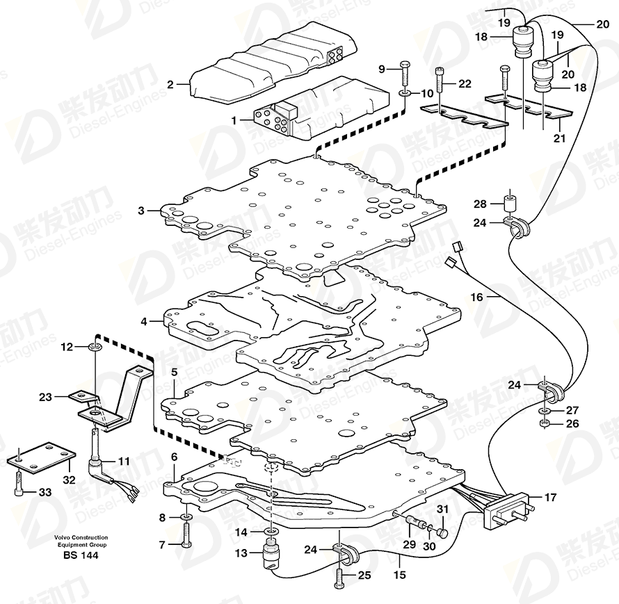 VOLVO Clamp 121565 Drawing