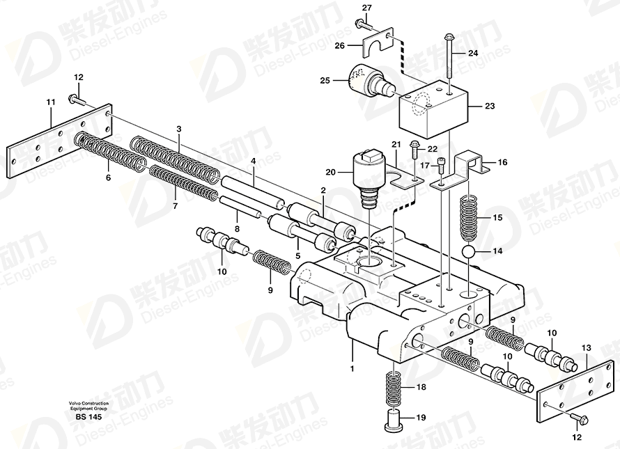 VOLVO Retainer 11037948 Drawing