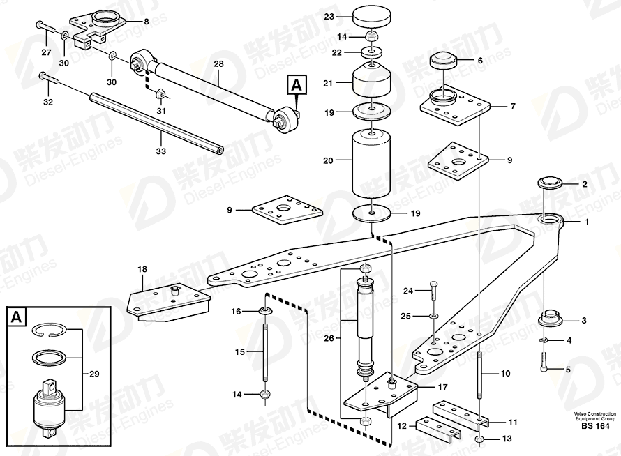 VOLVO Buffer 11118040 Drawing