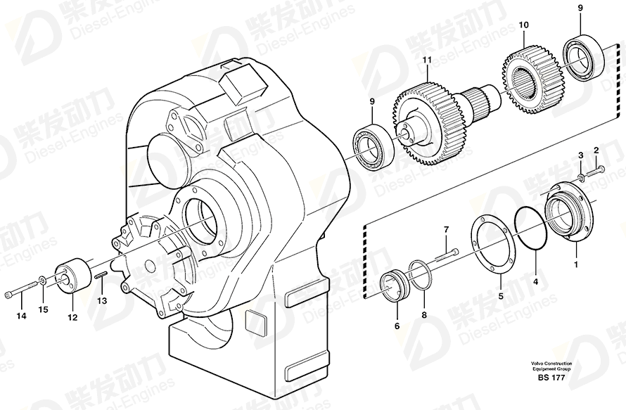 VOLVO Gear 11145826 Drawing